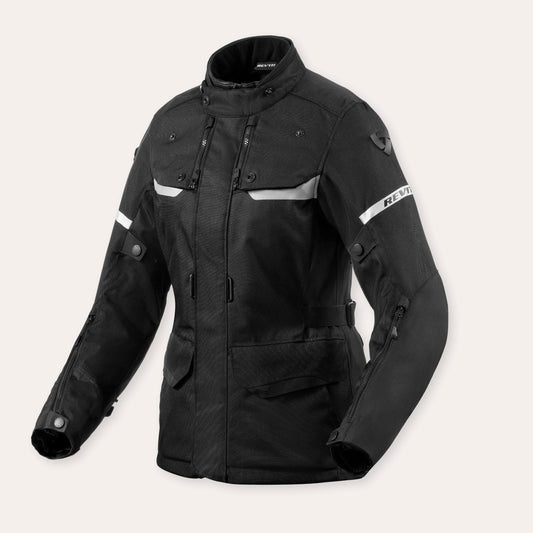REV'IT BLUSÃO MULHER OUTBACK 4 H2O  PRETO - Motoboxe