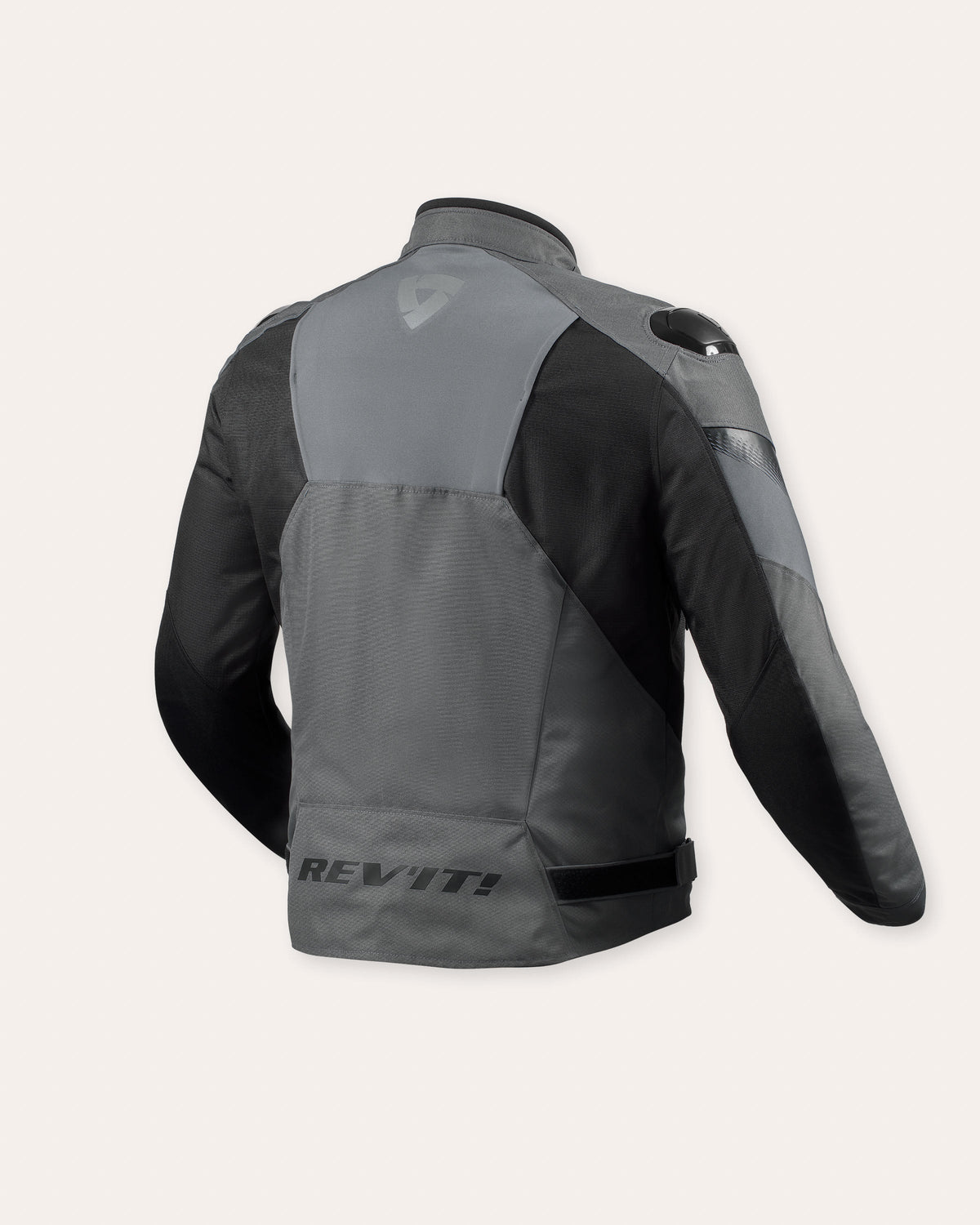 REV'IT BLUSÃO CONTROL H2O PRETO / CINZA - Motoboxe