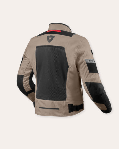 REV'IT BLUSÃO TORNADO 4 H2O PRETO / AREIA - Motoboxe