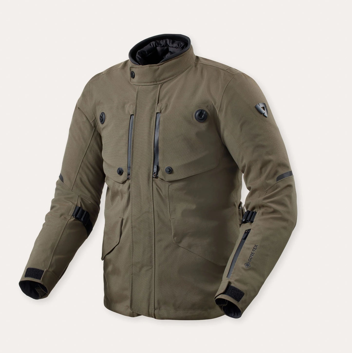 REV'IT BLUSÃO TRENCH 2 GTX VERDE MILITAR - Motoboxe
