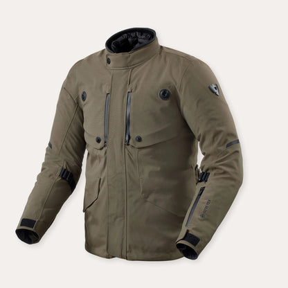 REV'IT BLUSÃO TRENCH 2 GTX VERDE MILITAR - Motoboxe