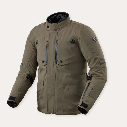 REV'IT BLUSÃO TRENCH 2 GTX VERDE MILITAR - Motoboxe