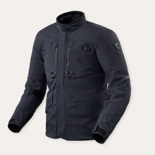 REV'IT BLUSÃO TRENCH 2 GTX AZUL ESCURO - Motoboxe