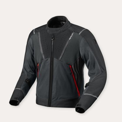 REV'IT BLUSÃO AIR WAVE 4 PRETO / ANTRACITE - Motoboxe