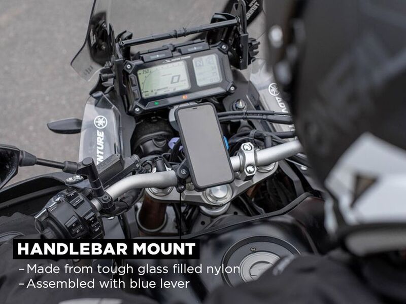 Suporte para smartphone mota QUAD LOCK - suporte para guiador - Motoboxe