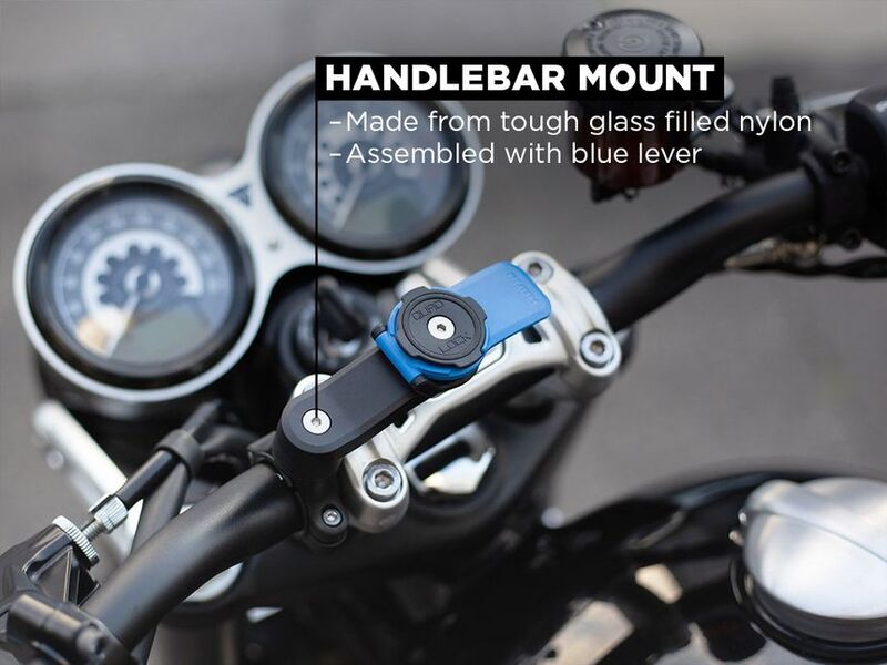 Suporte para smartphone mota QUAD LOCK - suporte para guiador - Motoboxe