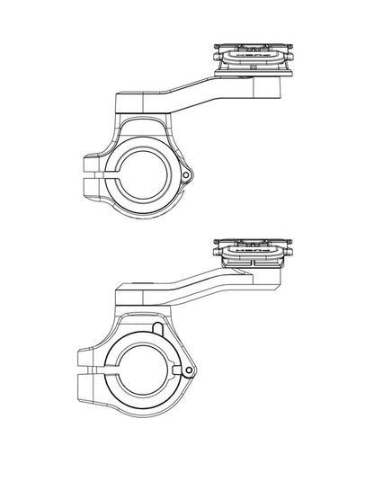 Suporte para smartphone mota QUAD LOCK PRO - soporte para guiador - Motoboxe