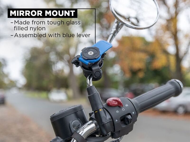 Suporte para smartphone QUAD LOCK para espelho retrovisor - Motoboxe