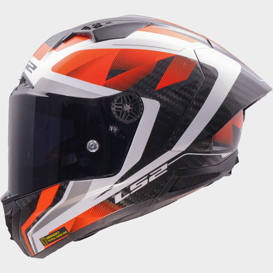 Capacete LS2 THUNDER RAUTE BRANCO / VERMELHO