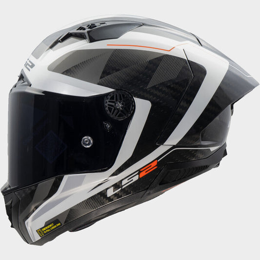 Capacete LS2 THUNDER RAUTE PRETO / BRANCO