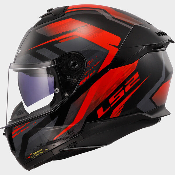 Capacete LS2 STREAM II FURY VERMELHO - Motoboxe