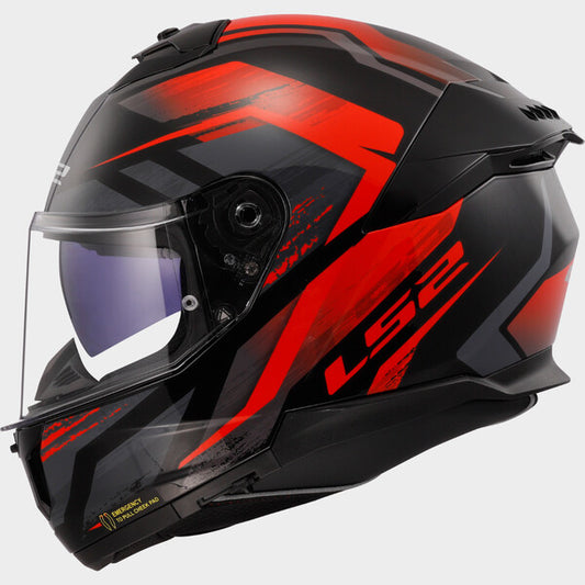 Capacete LS2 STREAM II FURY VERMELHO - Motoboxe
