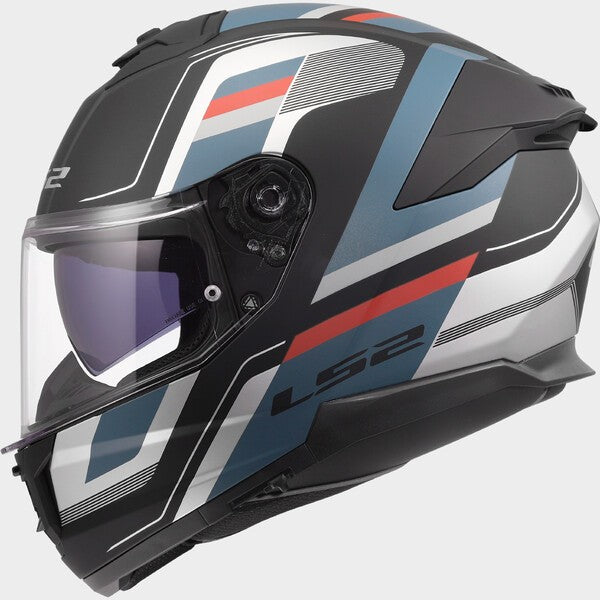 Capacete LS2 STREAM II VINTAGE AZUL - Motoboxe