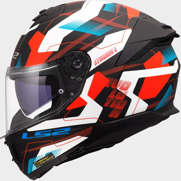 Capacete LS2 STREAM II MIKA VERMELHO - Motoboxe