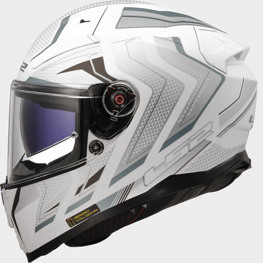 Capacete LS2 VECTOR II ALIZER BRANCO