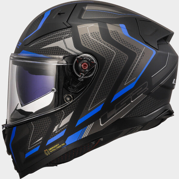 Capacete LS2 VECTOR II ALIZER AZUL - Motoboxe