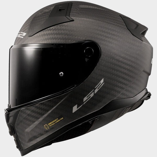 Capacete LS2 VECTOR II CARBON PRETO MATT - Motoboxe