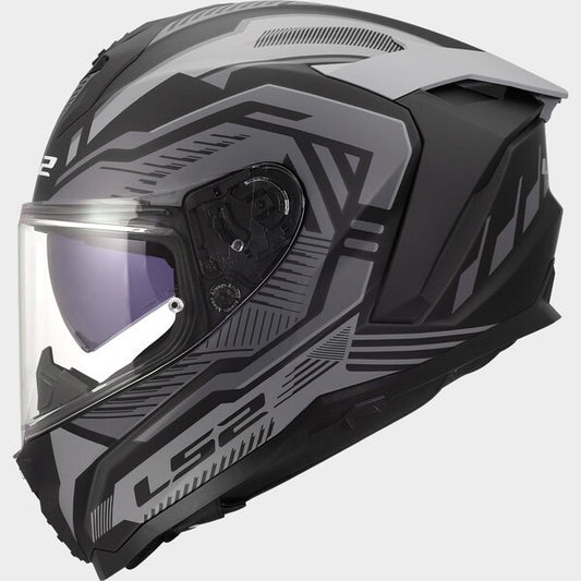 Capacete LS2 CHALLENGER II DRAVIX PRETO - Motoboxe