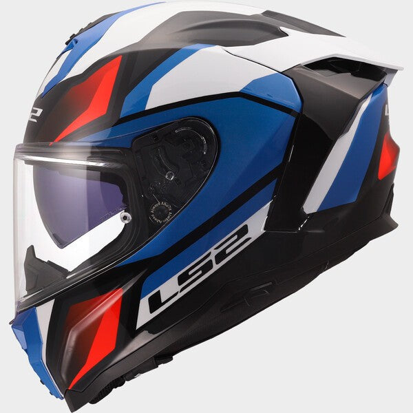 Capacete LS2 CHALLENGER II VIPER VERMELHO / AZUL / BRANCO - Motoboxe
