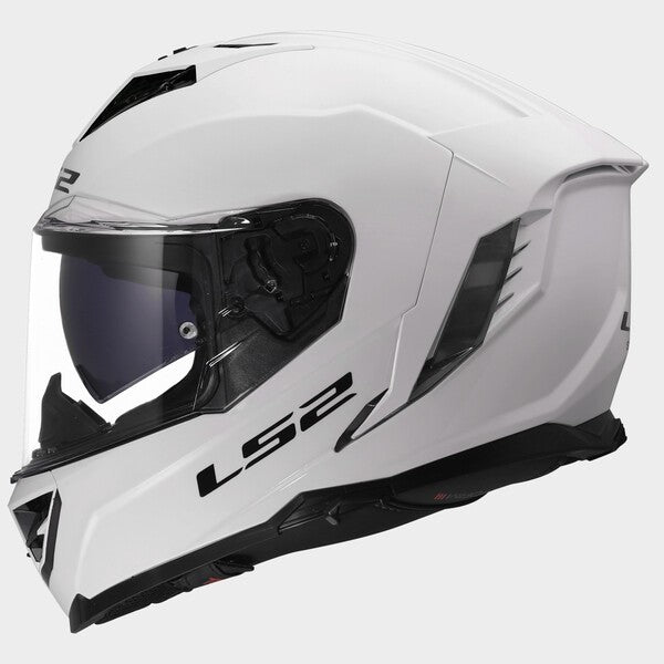Capacete LS2 STORM III WHITE GLOSS - Motoboxe