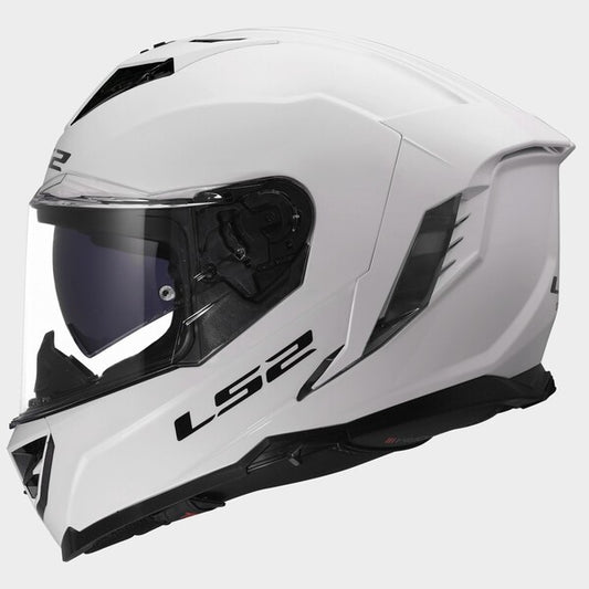 Capacete LS2 STORM III WHITE GLOSS - Motoboxe