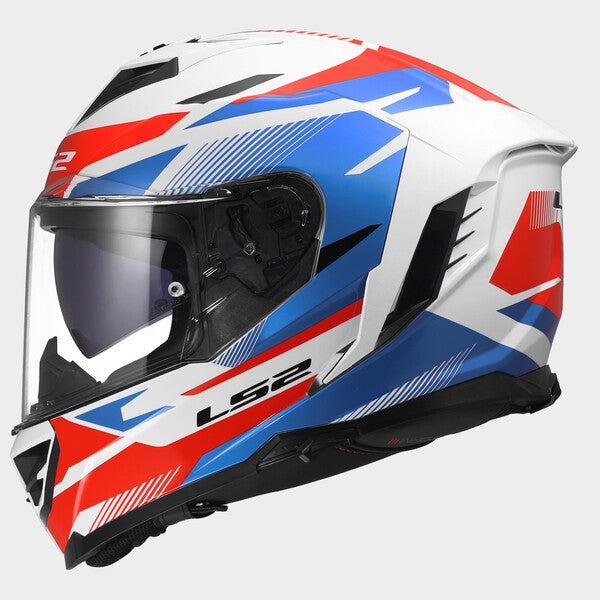 Capacete LS2 STORM III KOMAI BRANCO - Motoboxe