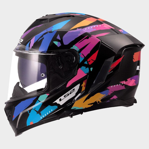 Capacete LS2 STORM III KAOS PRETO - Motoboxe
