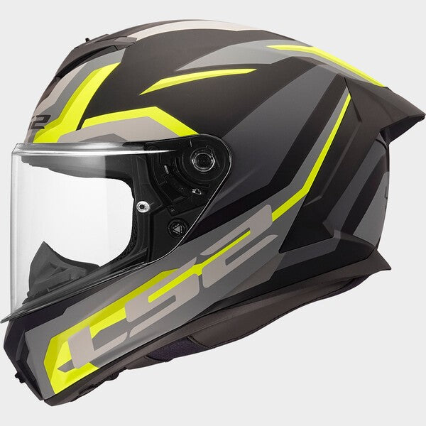 Capacete LS2 RAPID III HYPER MATT AMARELO - Motoboxe
