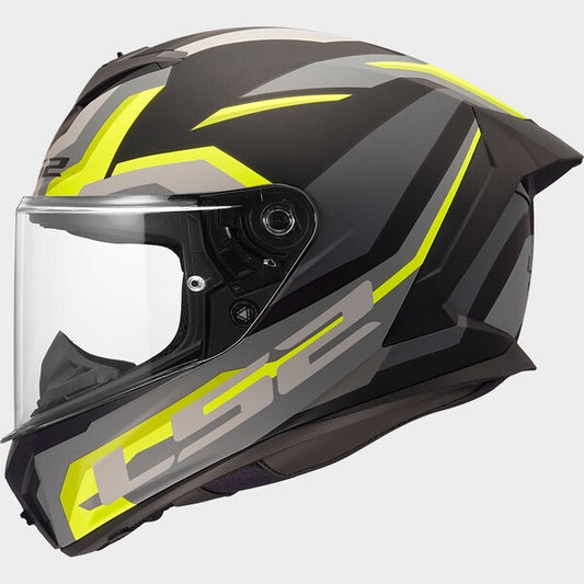 Capacete LS2 RAPID III HYPER MATT AMARELO - Motoboxe