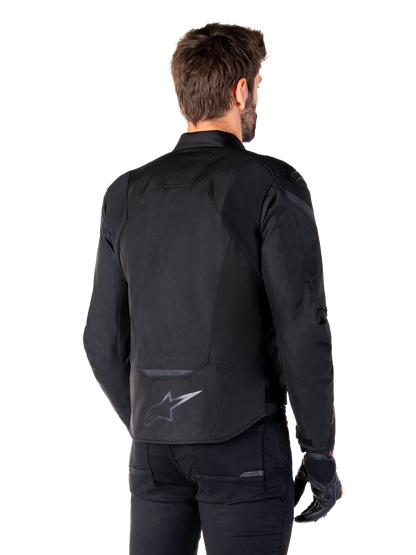 BLUSÃO ALPINESTARS T-JAWS V4 IMPERMEÁVEL PRETO