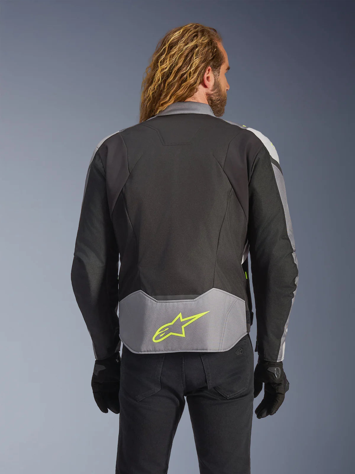 BLUSÃO ALPINESTARS T-JAWS V4 IMPERMEÁVEL PRETO / CIZENTO - Motoboxe