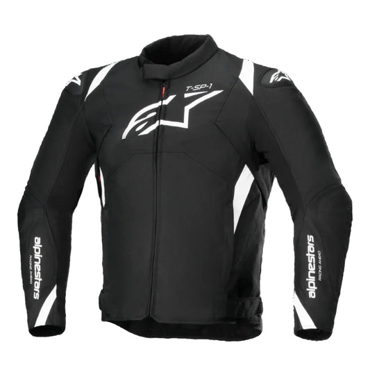 BLUSÃO ALPINESTARS T-SP 1 V2 IMPERMEÁVEL PRETO / BRANCO - Motoboxe