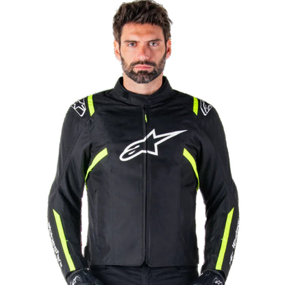 BLUSÃO ALPINESTARS T-SPS V2 IMPERMEÁVEL PRETO / BRANCO / NEON - Motoboxe