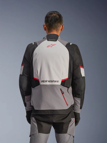 BLUSÃO ALPINESTARS ANDES V4 DRYSTAR PRETO / CINZA / VERMELHO - Motoboxe