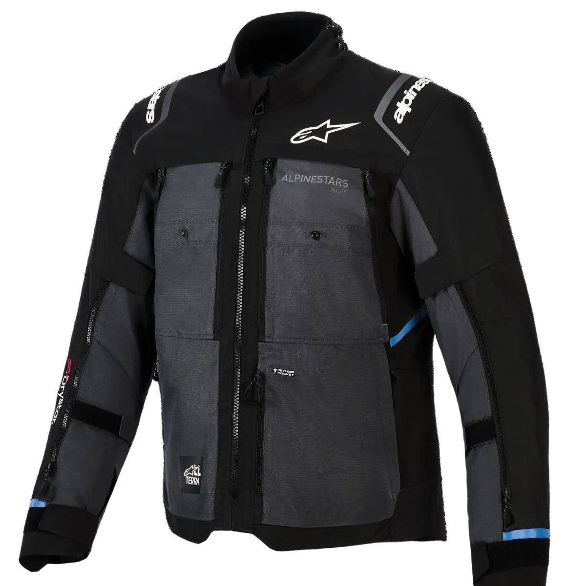 BLUSÃO ALPINESTARS CUSCO DRYSTAR PRETO / CIZENTO