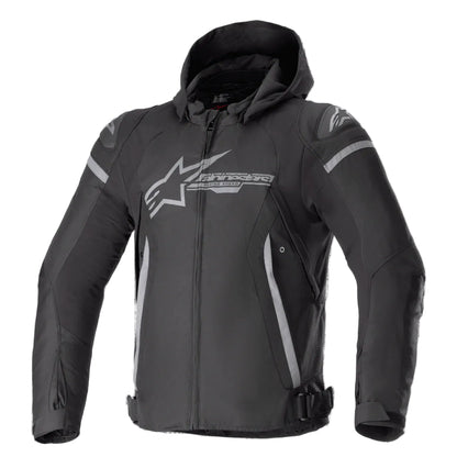 BLUSÃO ALPINESTARS ZACA IMPERMEÁVEL PRETO / CIZENTO