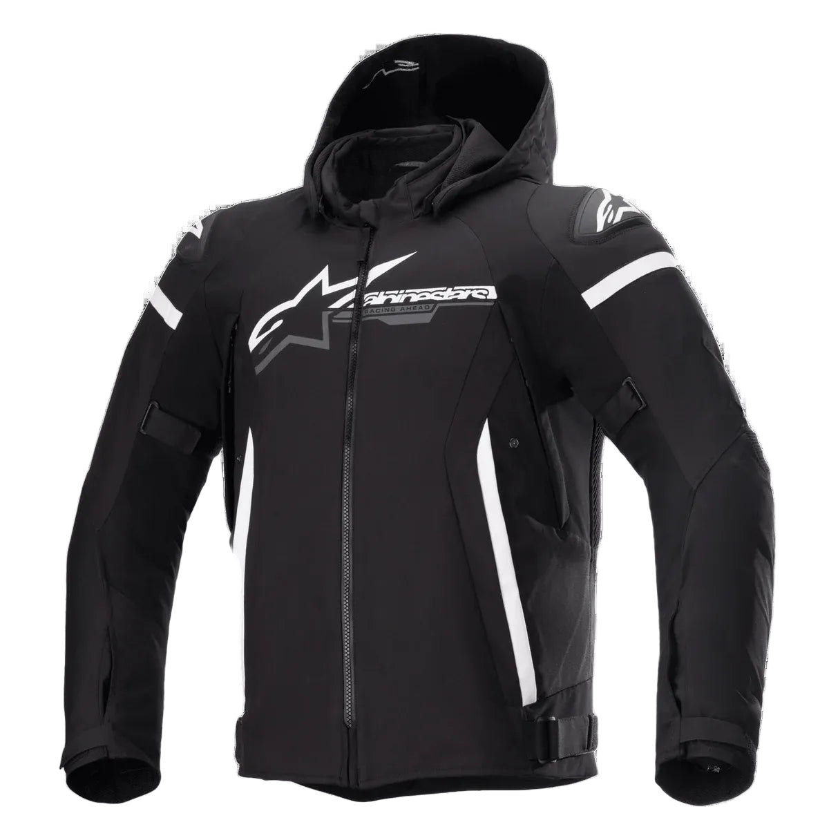 BLUSÃO ALPINESTARS ZACA IMPERMEÁVEL PRETO / BRANCO