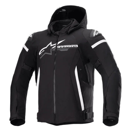 BLUSÃO ALPINESTARS ZACA IMPERMEÁVEL PRETO / BRANCO