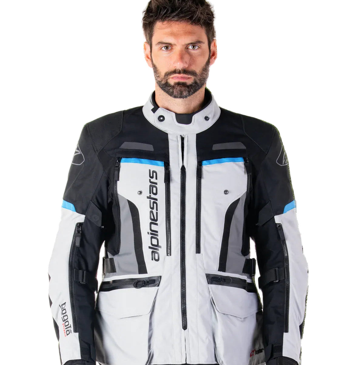 BLUSÃO ALPINESTARS BOGOTA PRO DRYSTAR CIZENTO / PRETO - Motoboxe
