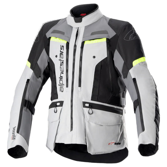 BLUSÃO ALPINESTARS BOGOTA PRO DRYSTAR CIZENTO BRANCO - Motoboxe