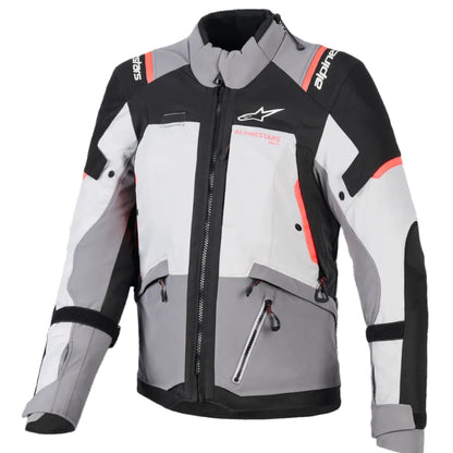 BLUSÃO ALPINESTARS ANDES V4 DRYSTAR PRETO / CINZA / LARANJA - Motoboxe