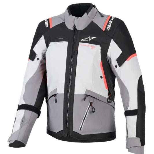 BLUSÃO ALPINESTARS ANDES V4 DRYSTAR PRETO / CINZA / LARANJA - Motoboxe