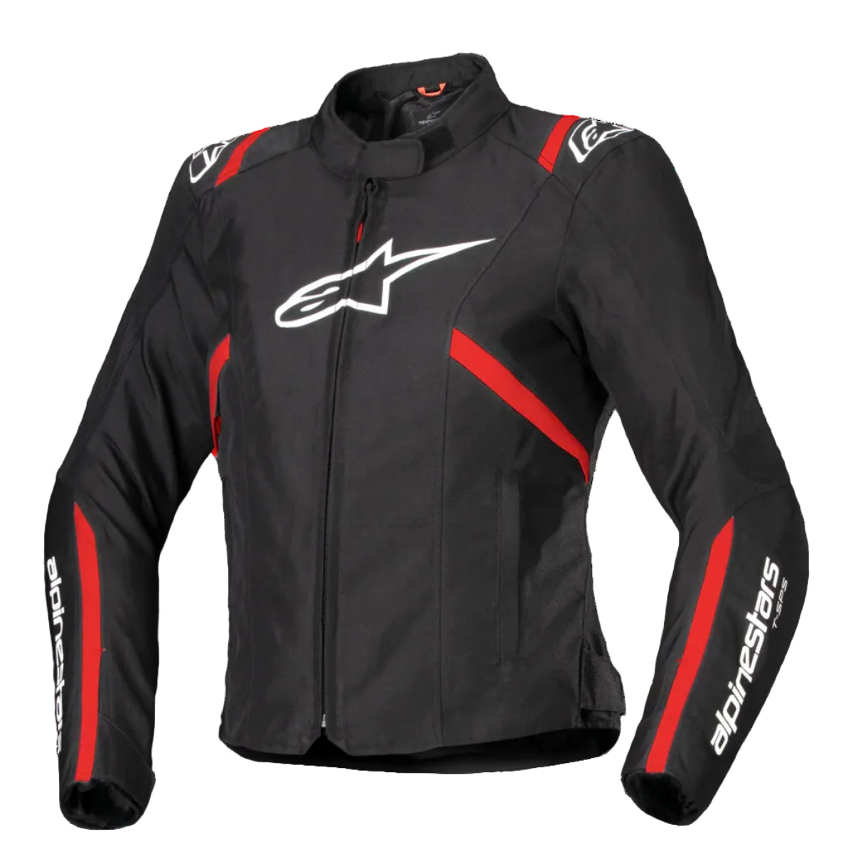 BLUSÃO ALPINESTARS STELLA T-SPS V2 IMPERMEÁVEL PRETO / BRANCO / VERMELHO - Motoboxe