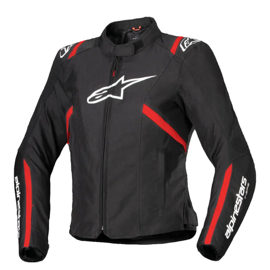 BLUSÃO ALPINESTARS STELLA T-SPS V2 IMPERMEÁVEL PRETO / BRANCO / VERMELHO - Motoboxe