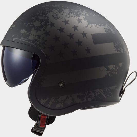 Capacete LS2 SPITFIRE II BLACK FLAG