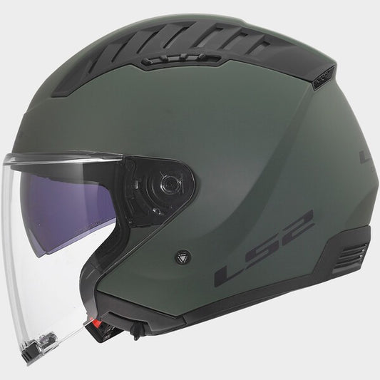 Capacete LS2 COPTER II VERDE MILITAR