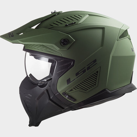 Capacete LS2 DRIFTER VERDE MILITAR