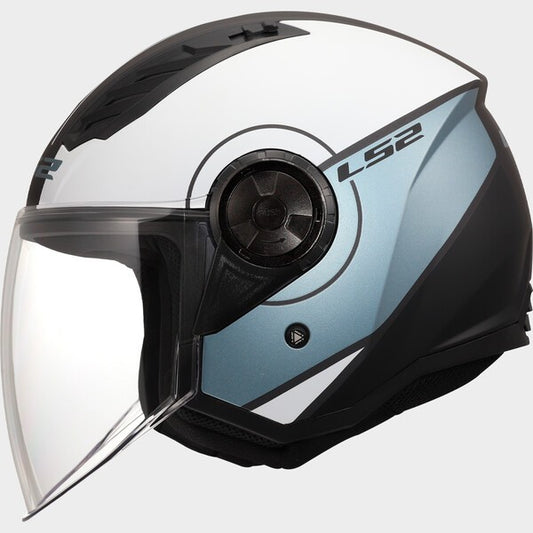 Capacete LS2 AIRFLOW II COVER AZUL / BRANCO
