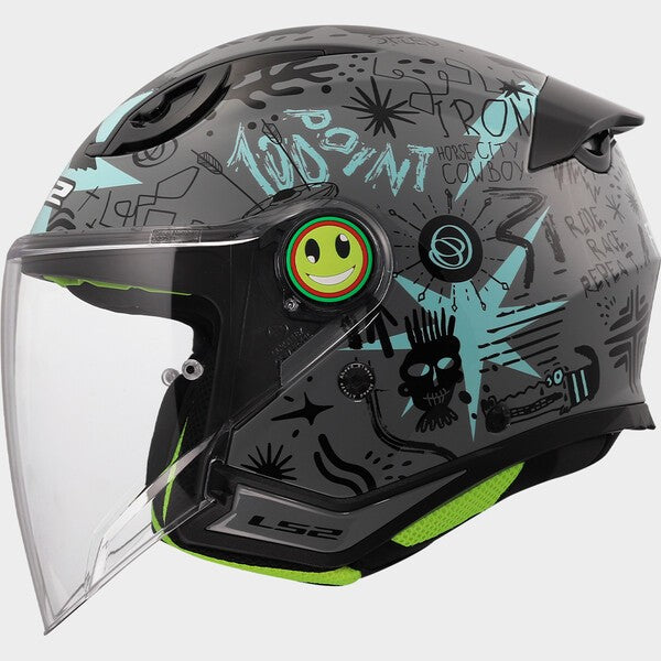 Capacete LS2 JÚNIOR FUNNY II SCRIBBLE - Motoboxe