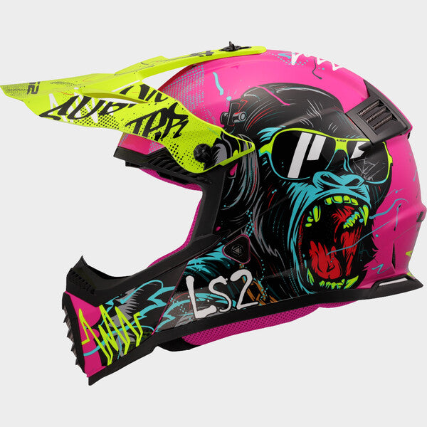 Capacete LS2 JÚNIOR FAST EVO II MINI GORILLA - Motoboxe